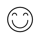 Symbol eines Smilies, steht für perfekte Passform und Komfort.