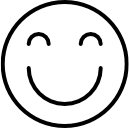 Symbol eines Smilies, steht für perfekte Passform und Komfort.