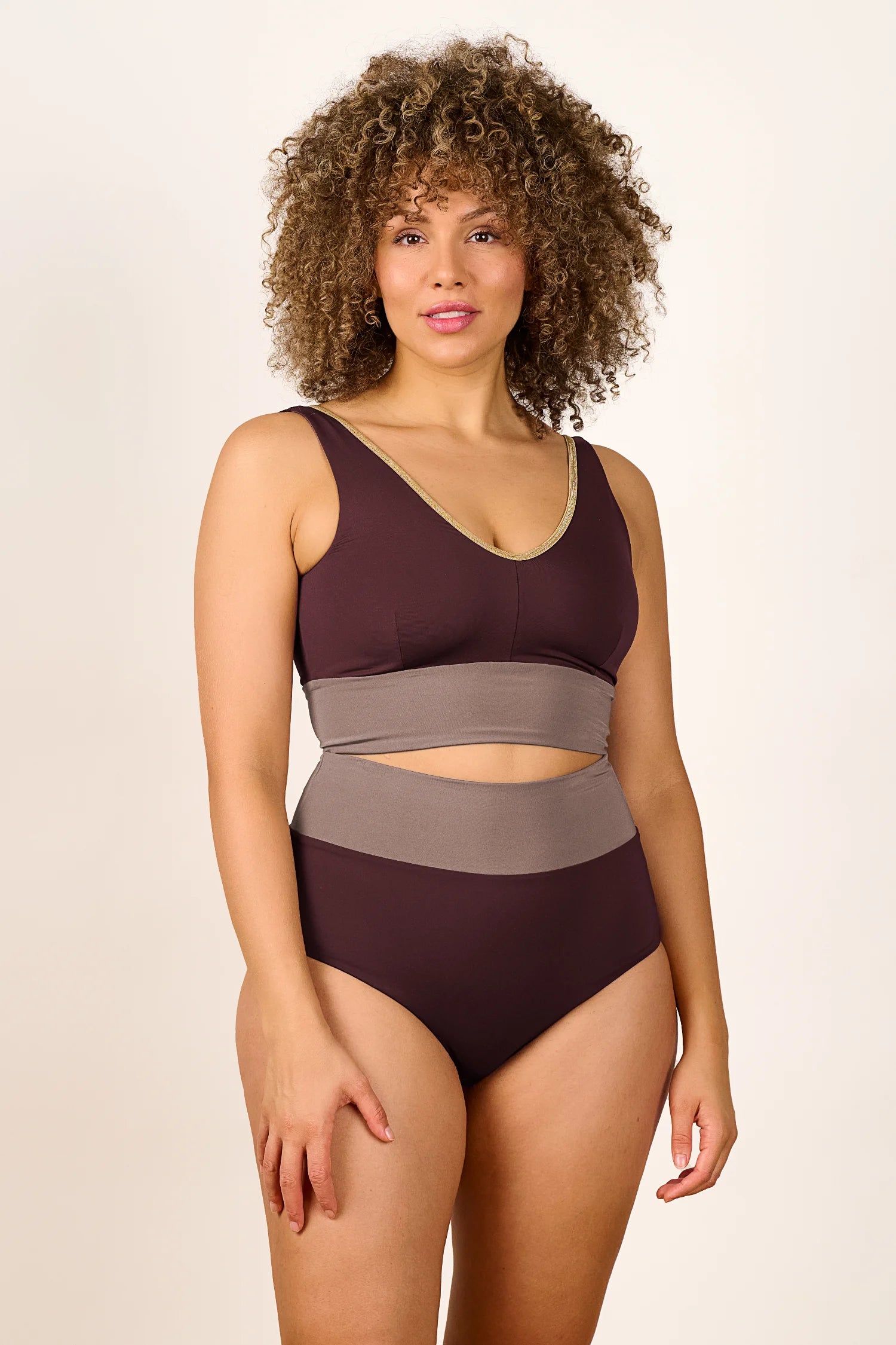 Yoga Set shimmer-brown