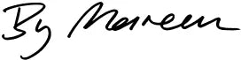 Handwritten signature reading "By Mareen"