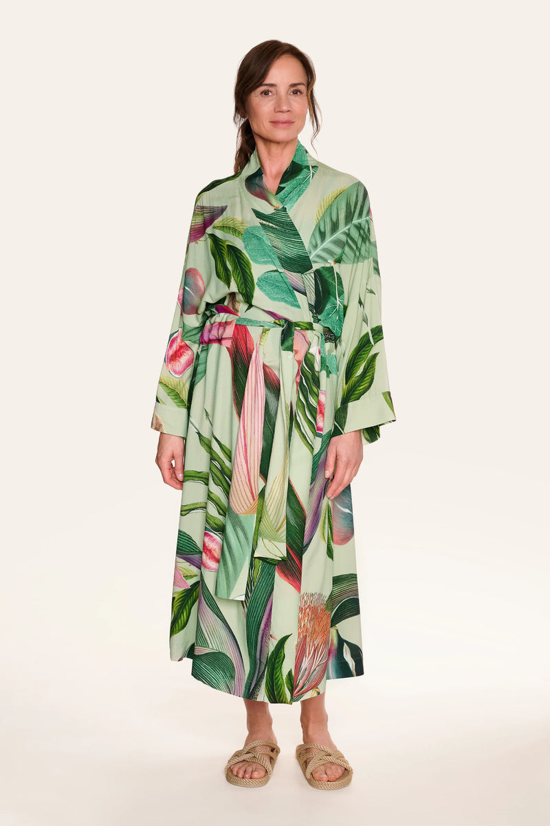 Tropical 2025 kimono robe