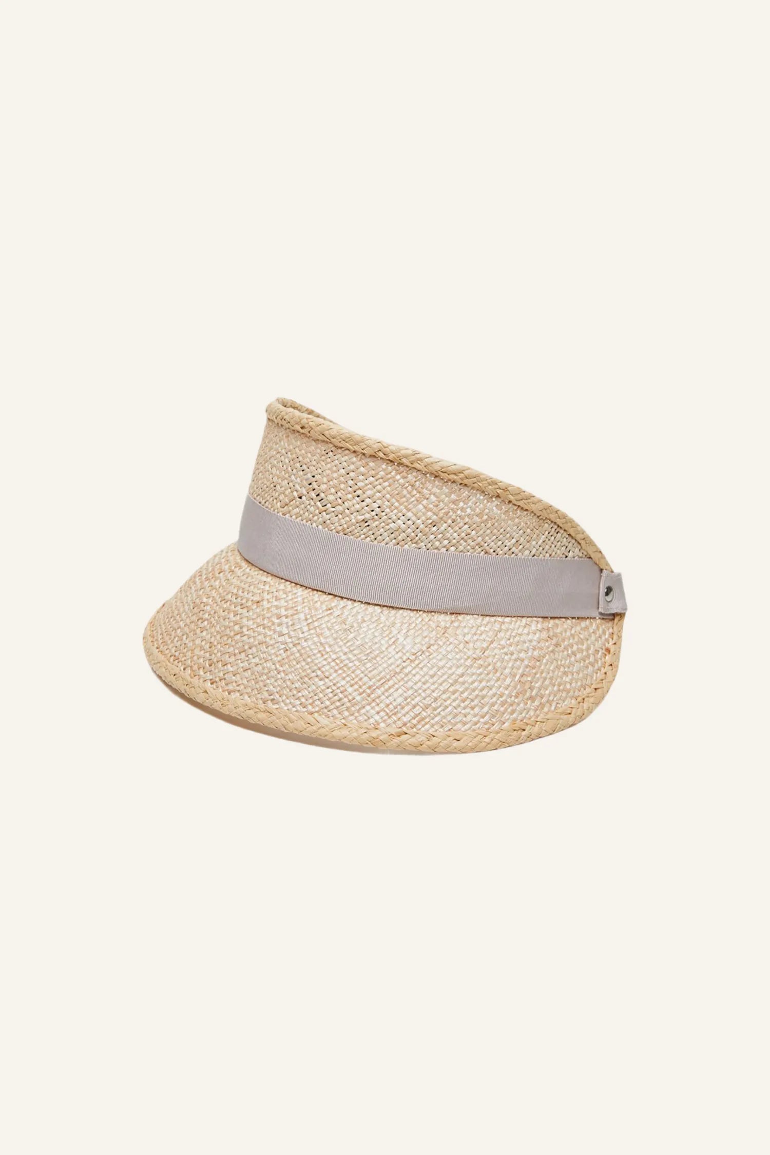 Straw Sun Visor — natural